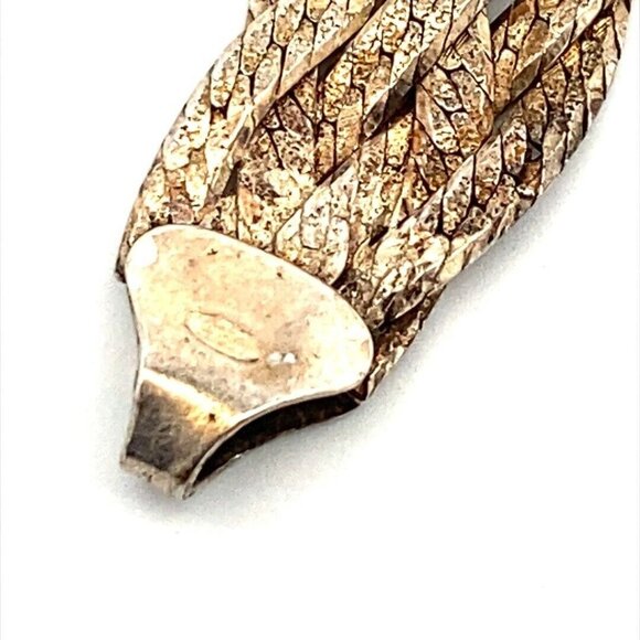 Estate Sterling Silver Braided Chain 7” Bracelet! 132 - Picture 9 of 10